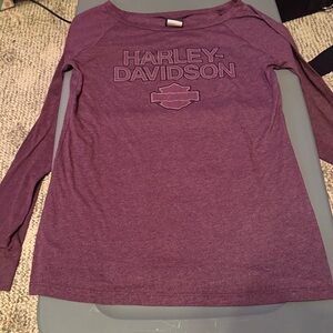 Harley-Davidson Deep Purple Long Sleeve Tee